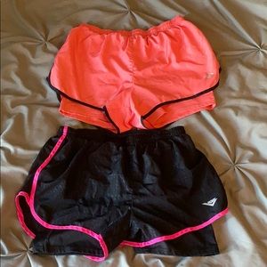 Pony active shorts with built in spandex